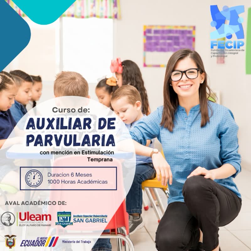 Auxiliar de Parvularia
